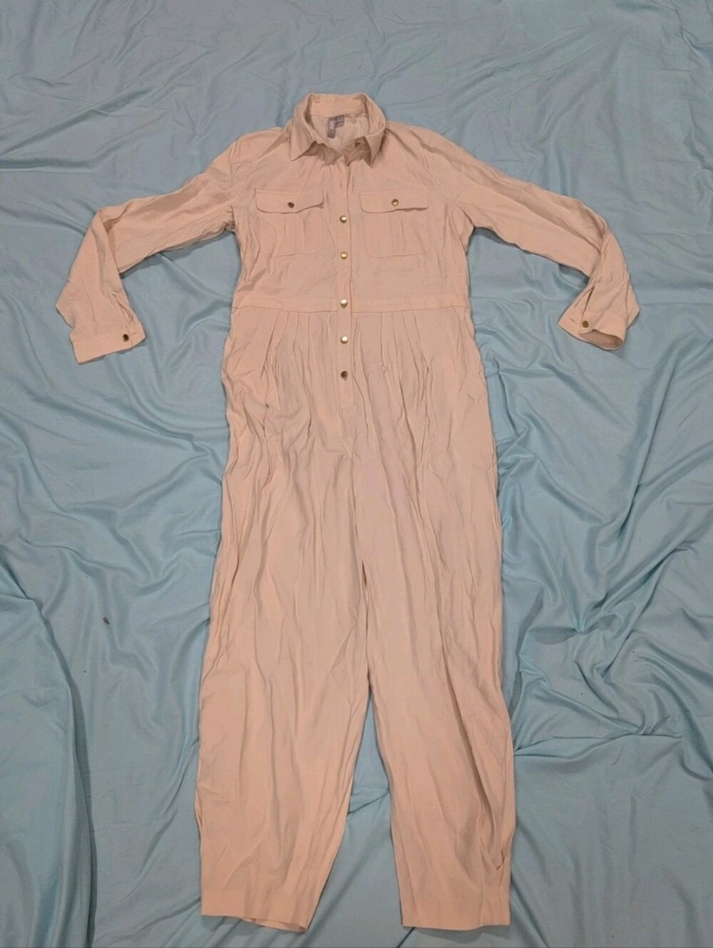 Asos Cream Jumpsuit Size US 8